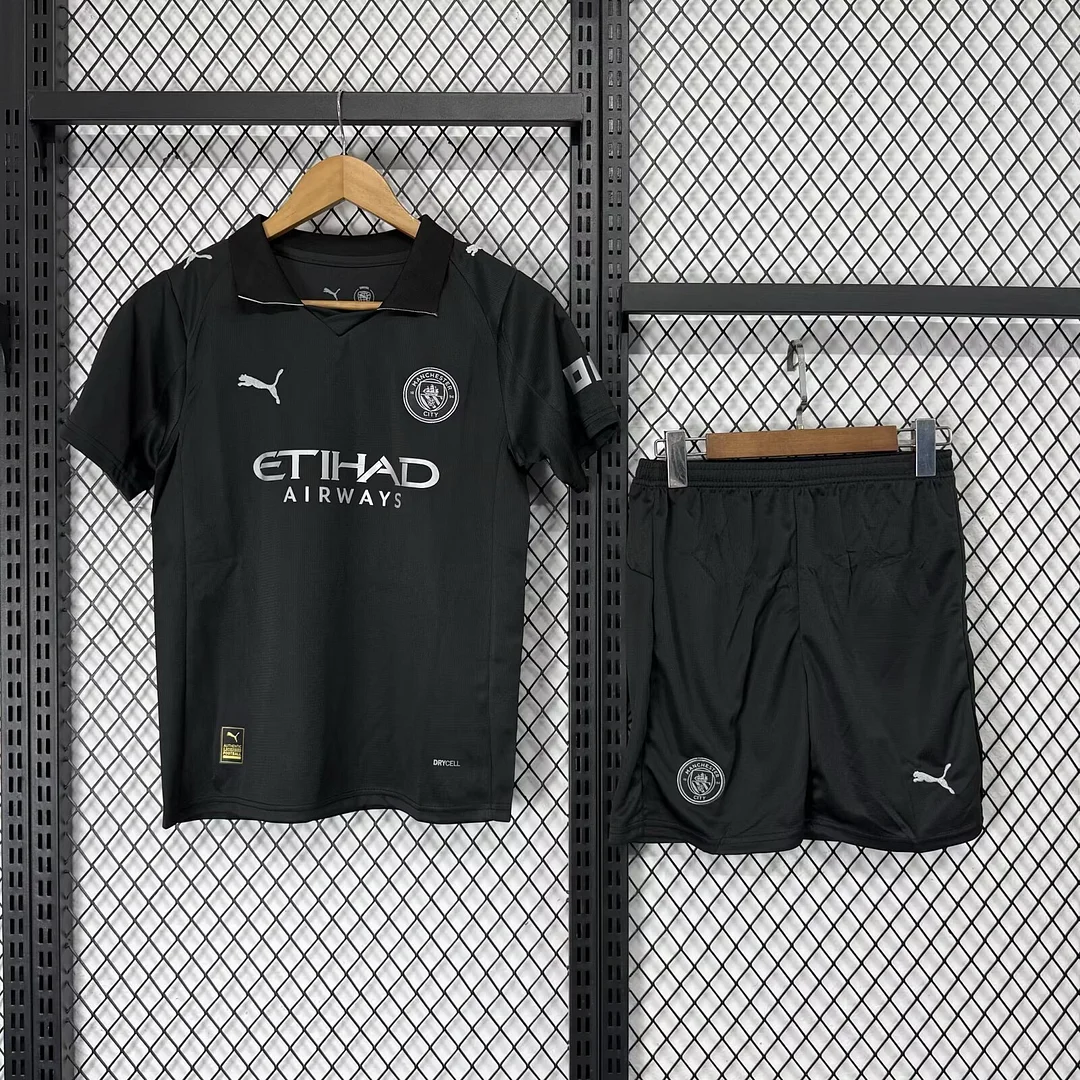 2025/26 Kids size Manchester City Third away Kit